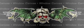 Trapped Skull Tattoo Rear Window Graphic