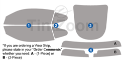 2019 Jaguar F-Type 2 Door Coupe Window Tint Kit