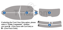 2021 Lexus NX 4 Door SUV Window Tint Kit