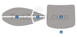 2021 Audi TT 2 Door Coupe Window Tint Kit