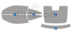 2021 Honda Civic 2 Door Coupe Window Tint Kit