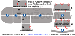 2009 Chevrolet Express Extended Van Precut Tint Kit
