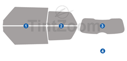 2019 Mini Cooper 2 Door Hardtop Window Tint Kit