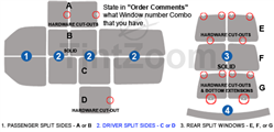 2008 Chevrolet Express Van Precut Tint Kit