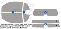 2016 Smart Fortwo 2 Door Coupe Window Tint Kit
