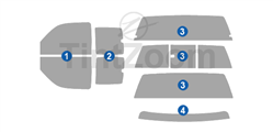 2005 Chevrolet Silverado Classic 2 Door Extended Cab Precut Tint Kit