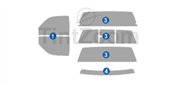 2003 Chevrolet Silverado Classic 2 Door Standard Cab Precut Tint Kit