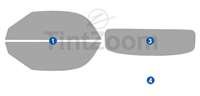 2004 Chrysler Crossfire 4 Door Sedan Window Tint Kit