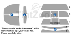 2009 Ford F150 2 Door Standard Cab Window Tint Kit