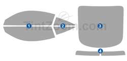 2008 Audi TT 2 Door Coupe Window Tint Kit