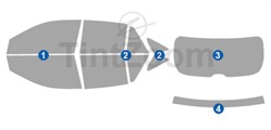 2007 Lexus RX 4 Door SUV Window Tint Kit