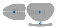 1993 Pontiac Firebird 2 Door Coupe Window Tint Kit