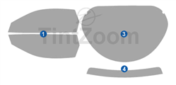 2000 Pontiac Trans-Am 2 Door Coupe Window Tint Kit