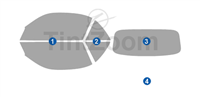 2005 Porsche 911 Carrera 2 Door Convertible Window Tint Kit