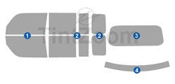 2005 Scion XB 4 Door SUV Window Tint Kit