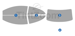 2007 Volvo C70 2 Door Convertible Window Tint Kit