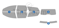 2005 Volvo V50 4 Door Wagon Window Tint Kit