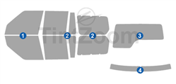 2013 Land Rover LR4 SUV Window Tint Kit