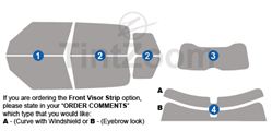 2013 Mini Cooper S Countryman 4 Door Hatch Window Tint Kit