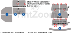 2004 GMC Savana Cargo Van Window Tint Kit