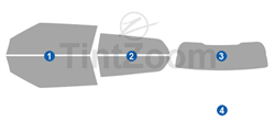2013 Land Rover Range Rover Evoque 2 Door SUV Window Tint Kit