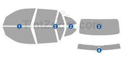 2014 BMW X1 SUV Window Tint Kit