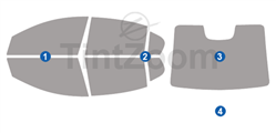 2015 Chevrolet SS 4 Door Sedan Precut Tint Kit