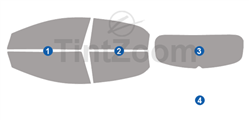 2015 Hyundai HB20 4 Door Hatch Window Tint Kit