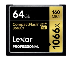 Lexar Professional 1066x 64GB CompactFlash