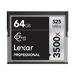 Lexar 64GB Professional 3500x CFast 2.0