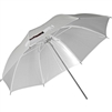 30" White Satin Umbrella