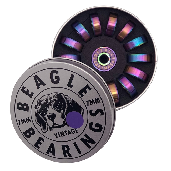 Beagle Bearings 7mm Purple