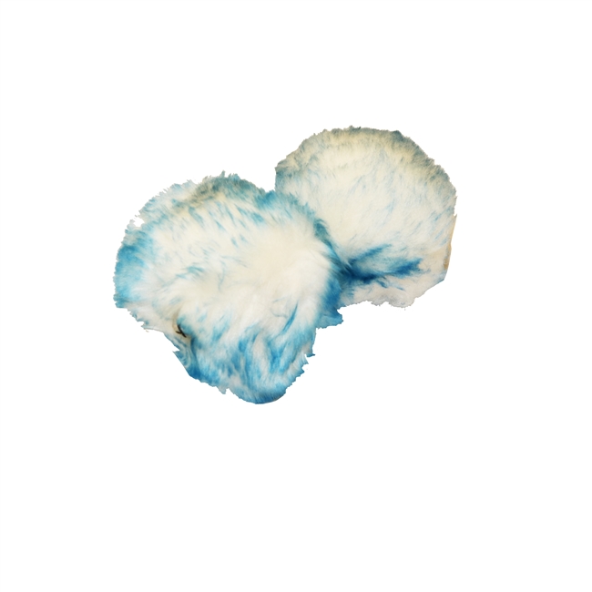 Frosted Blue Pom Poms