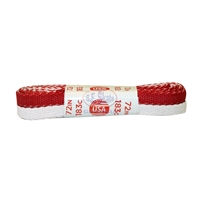 Double Red & White Laces