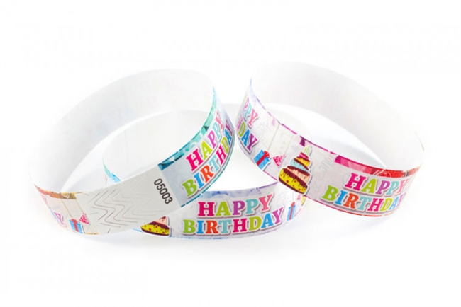 Birthday Cake Wristband (500pk)