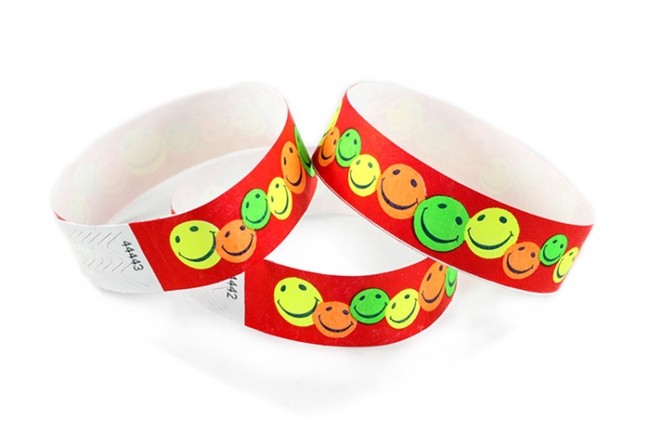 Happy Face Wristband (500pk)