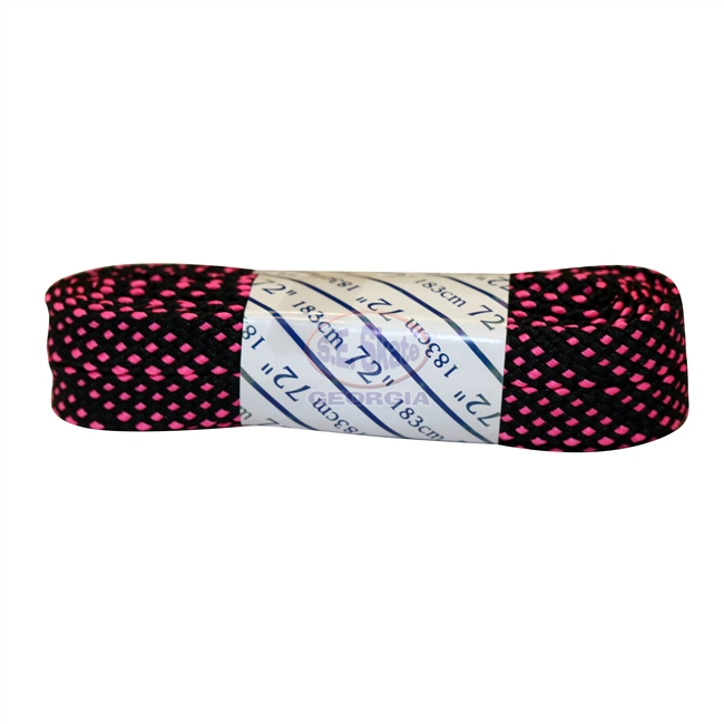 Black & Pink Weave Laces