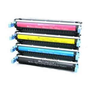Premium Compatible HP C9730A, C9731A, C9732A, C9733A Color Laser Toner Cartridge Set