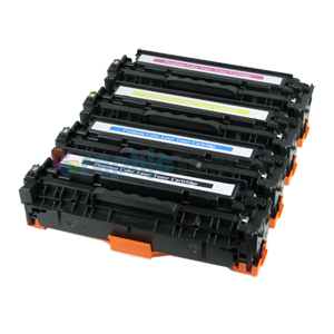 Premium Compatible HP CC530A, CC531A, CC532A, CC533A (304A) Color Laser Toner Cartridge Set