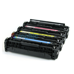 Premium Compatible HP CE410X, CE411A, CE412A, CE413A (305X, 305A) Color Laser Toner Cartridge