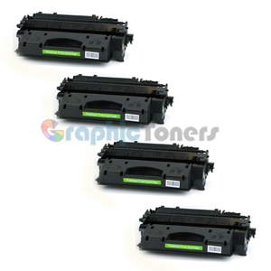 Premium Compatible HP CF280X (80X) Black Laser Toner Cartridge (Pack of 4)