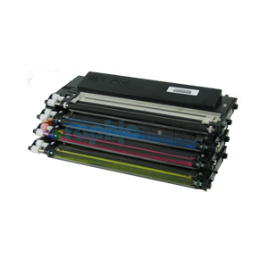 Premium Compatible CLT K407S, C407S, M407S, Y407S Color Laser Toner Cartridge Set For Samsung CLP325