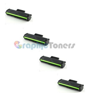 Premium Compatible MLT-D101S Black Laser Toner Cartridge For Samsung 101 (Pack of 4)