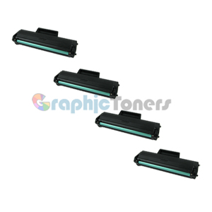 Premium Compatible MLT-D104S Black Laser Toner Cartridge For Samsung 104 (Pack of 4)