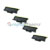 Premium Compatible Brother TN-650 (TN650) Black Laser Toner Cartridge (Pack of 4)