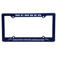 COA License Plate Frame (Blue)
