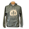 Gildan Hoodie (Military Green) - S