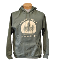 Gildan Hoodie (Military Green) - S