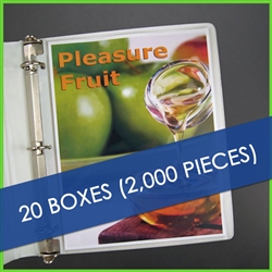 Glass clear top open heavyweight sheet protectors