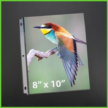 Photo Album 8x10 Pages – Vertical 8 x 10 Photo Page Protectors
